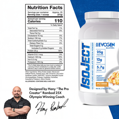 EVOGEN Isoject Whey Protein Isolate Powder