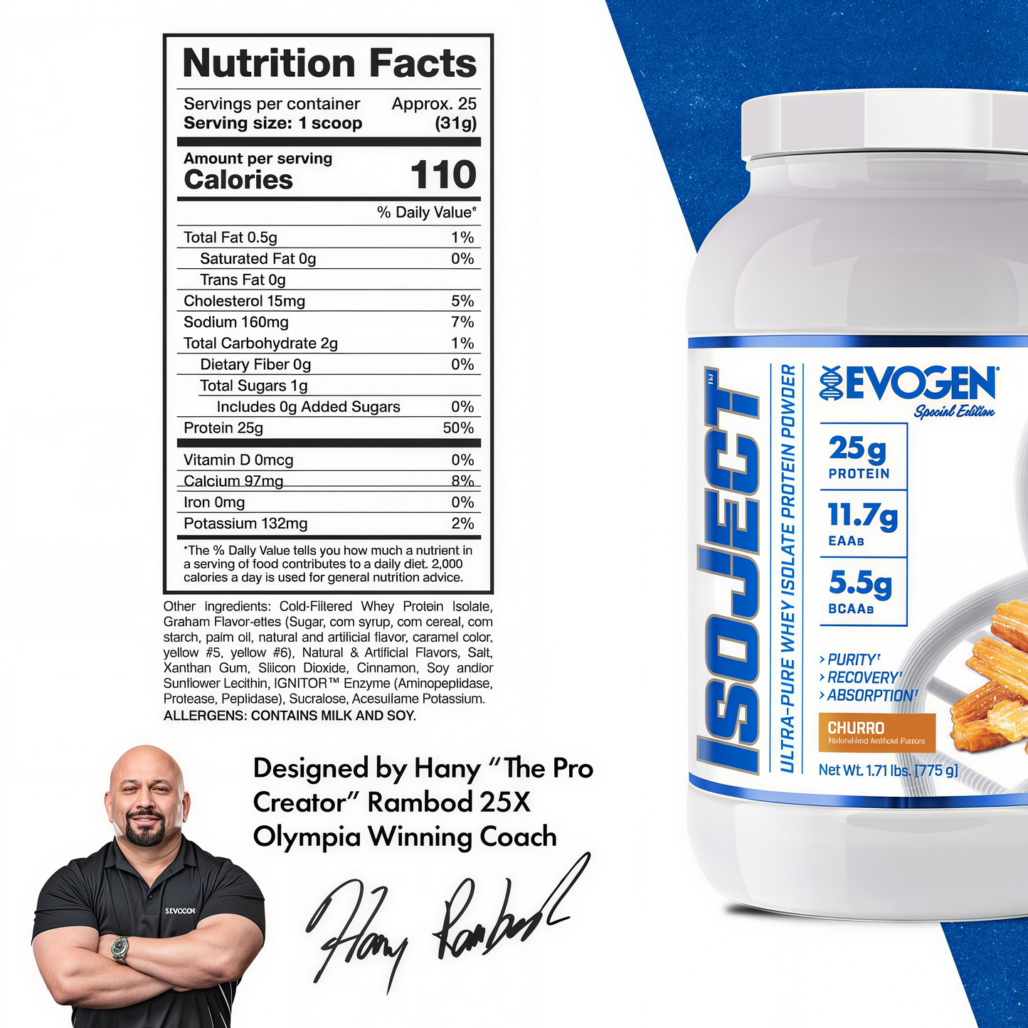EVOGEN Isoject Whey Protein Isolate Powder