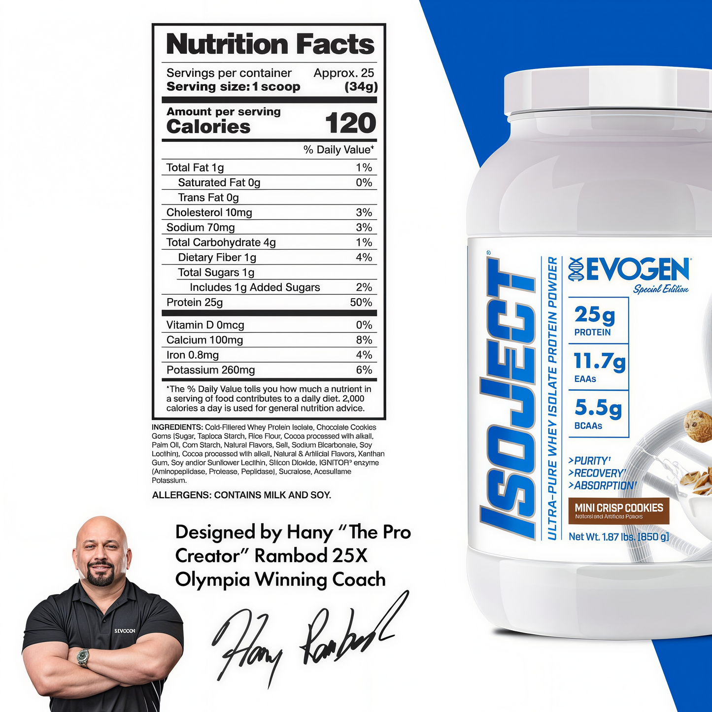 EVOGEN Isoject Whey Protein Isolate Powder