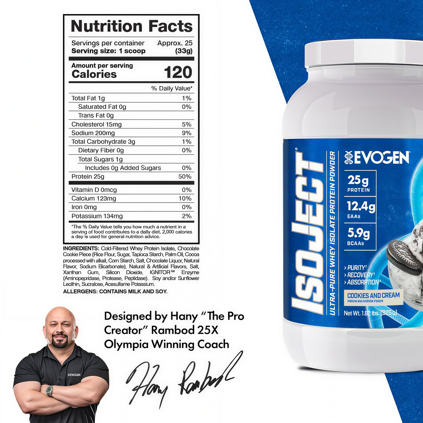 EVOGEN Isoject Whey Protein Isolate Powder