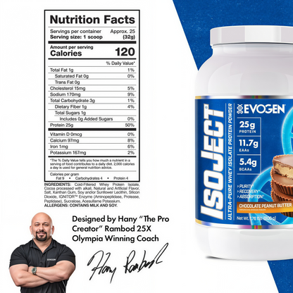 EVOGEN Isoject Whey Protein Isolate Powder