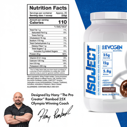 EVOGEN Isoject Whey Protein Isolate Powder